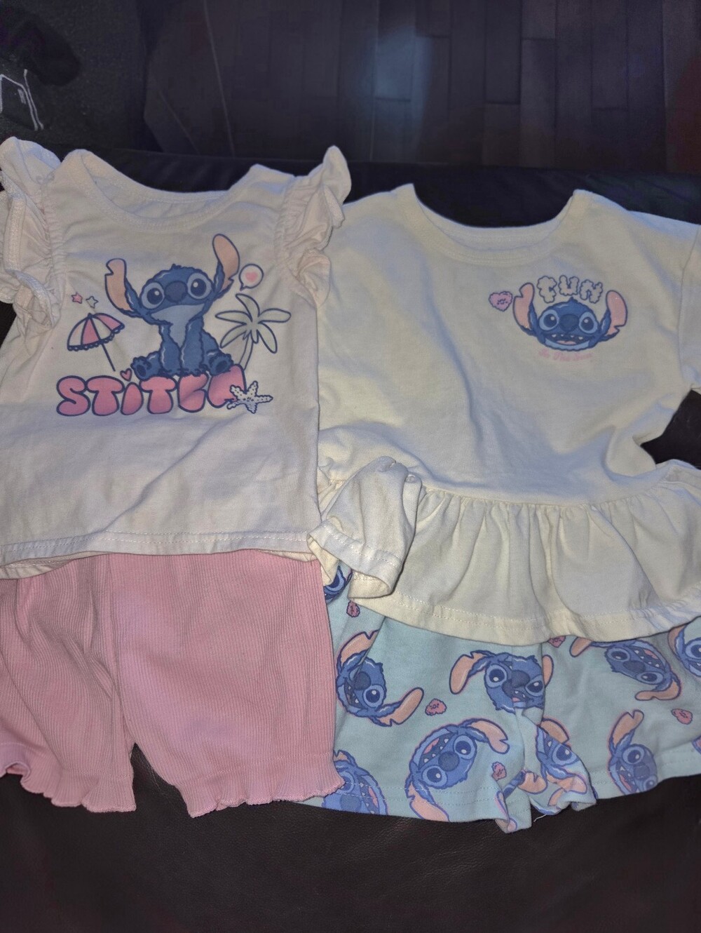 2 set 2 piece Disney Stitch Girls' 24M/2T